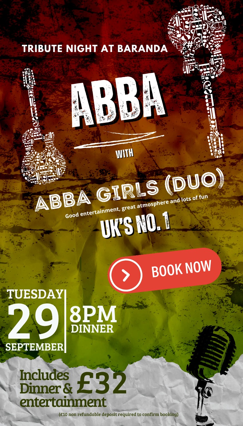 ABBA TRIBUTE NIGHT AT BARANDA