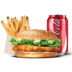 Chicken Fillet Burger Meal
