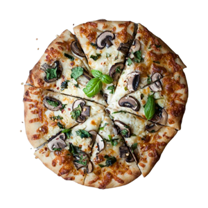 Garlic Pizza Bread with Cheese n Mushroom