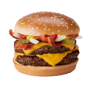 1/2 Pounder Bacon Burger (with Cheese)