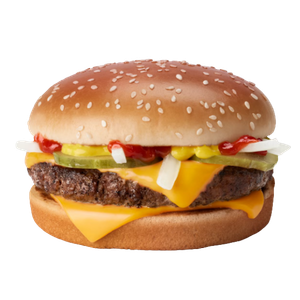 1/4 Pounder Chilli Burger (with Cheese and Jalapenos)