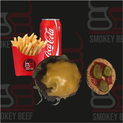 Cheese Burger Smash Meal
