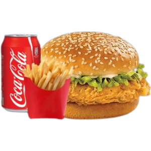 Chicken Fillet Burger Meal