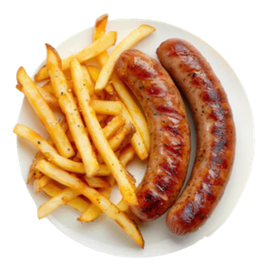 Double Jumbo Sausage and Chips