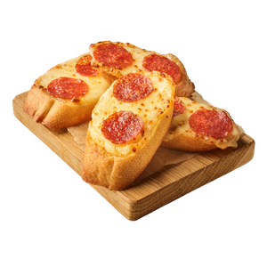 Garlic Bread with Cheese and Pepperoni (4Pcs)
