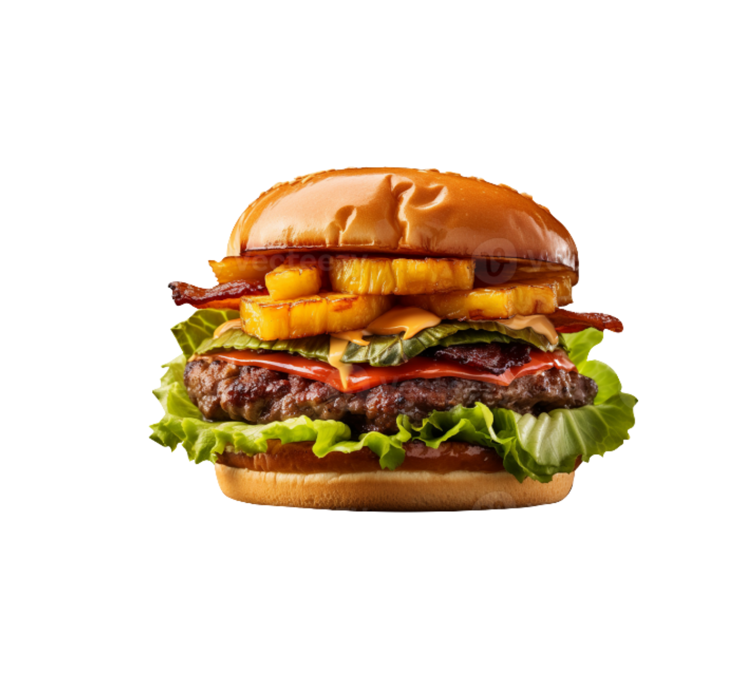 Hawaiian Burger 1/4 pounder(with Cheese and Pineapple)