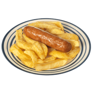 Jumbo Sausage and Chips