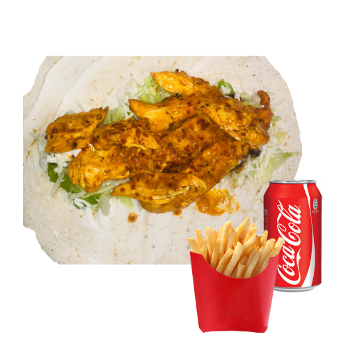 Peri Peri Chicken Wrap Meal