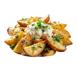 Potato Wedges and Cheese