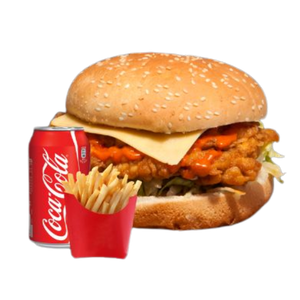 Spicy Chicken Fillet Burger Meal