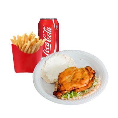 Peri Peri Chicken Breast Pitta Meal