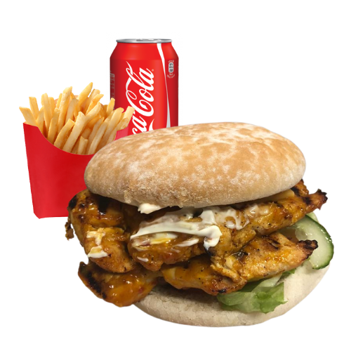 Double Peri Peri Breast Burger Meal