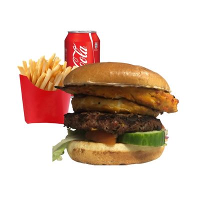 Lamb Donner Burger Meal