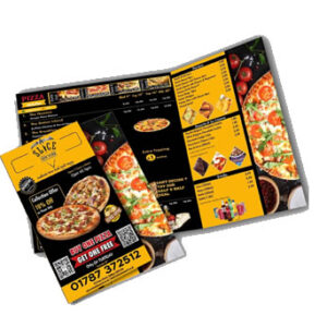 Menu Printing – A3 3Fold (100 Copies)